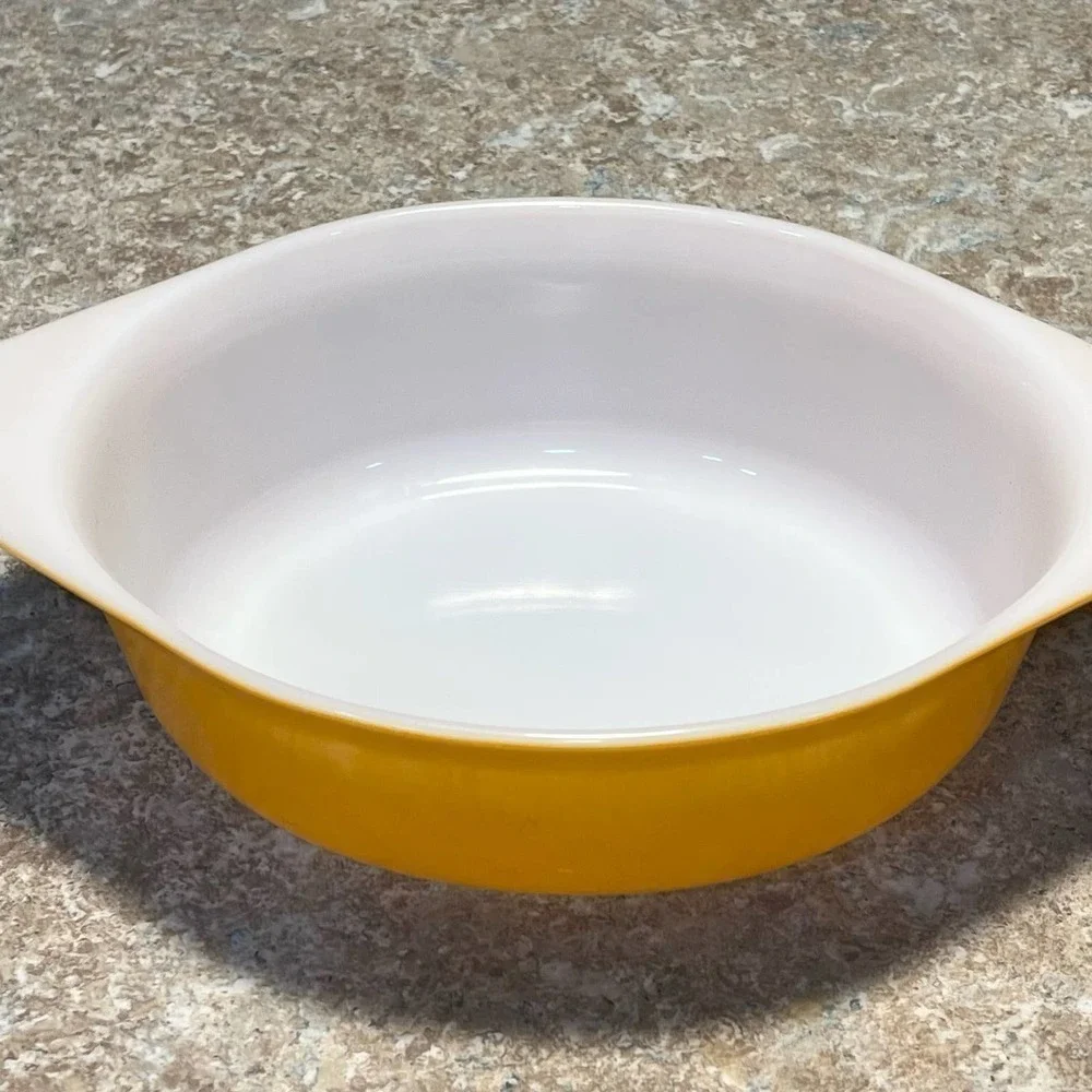 Pyrex 1.5 Quart Orange Ovenware 1960's Oval Dish